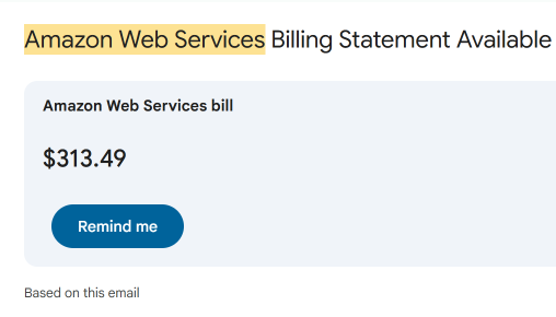AWS Bill